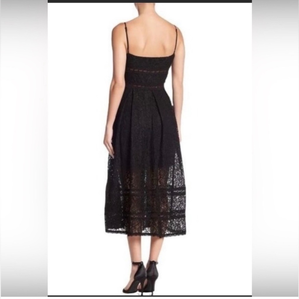 NSR black Lace‎ Midi Dress - Picture 2 of 6